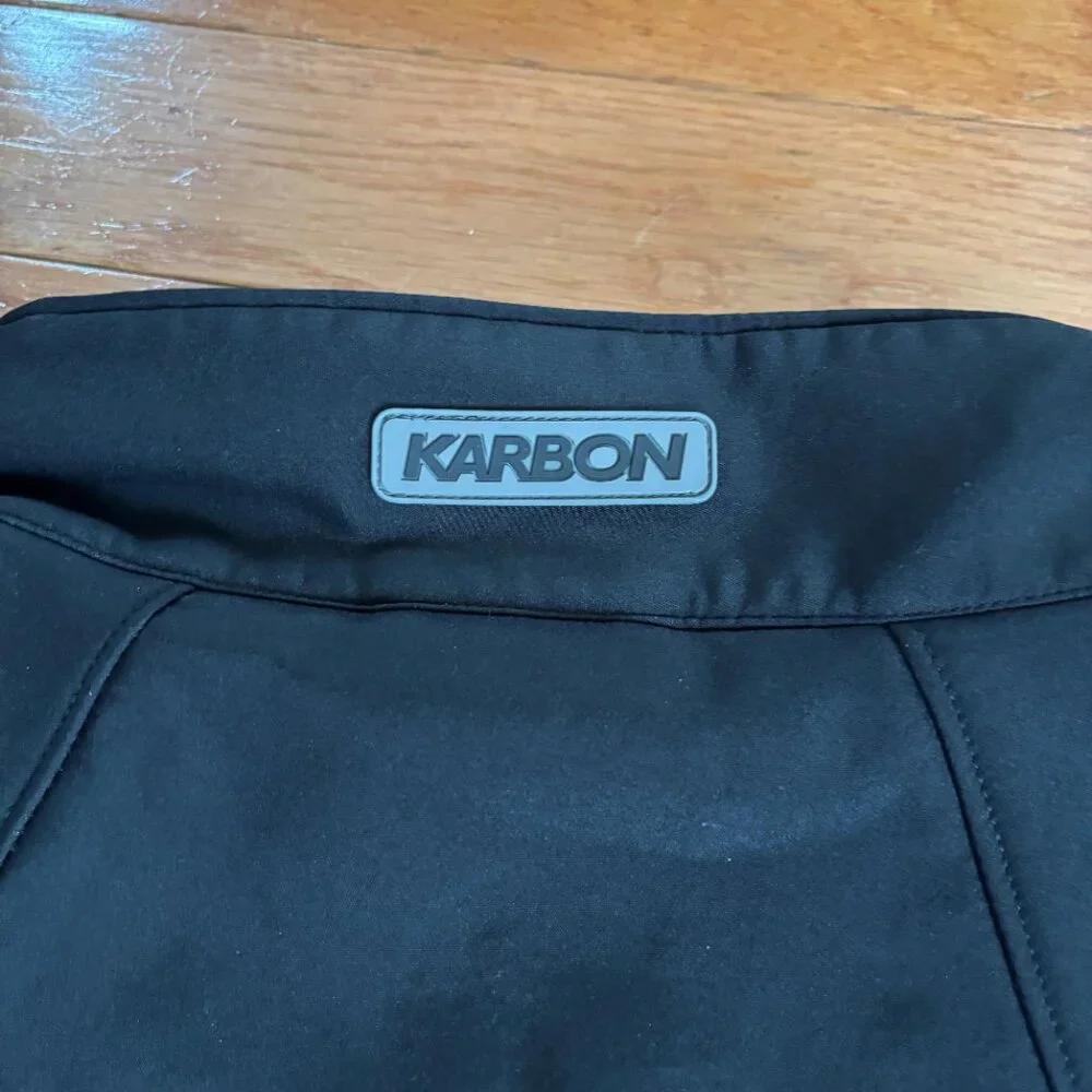 VTG Karbon Ski Jacket Mens‎ XL Nylon Softshell Waterproof Snowboarding Full Zip
